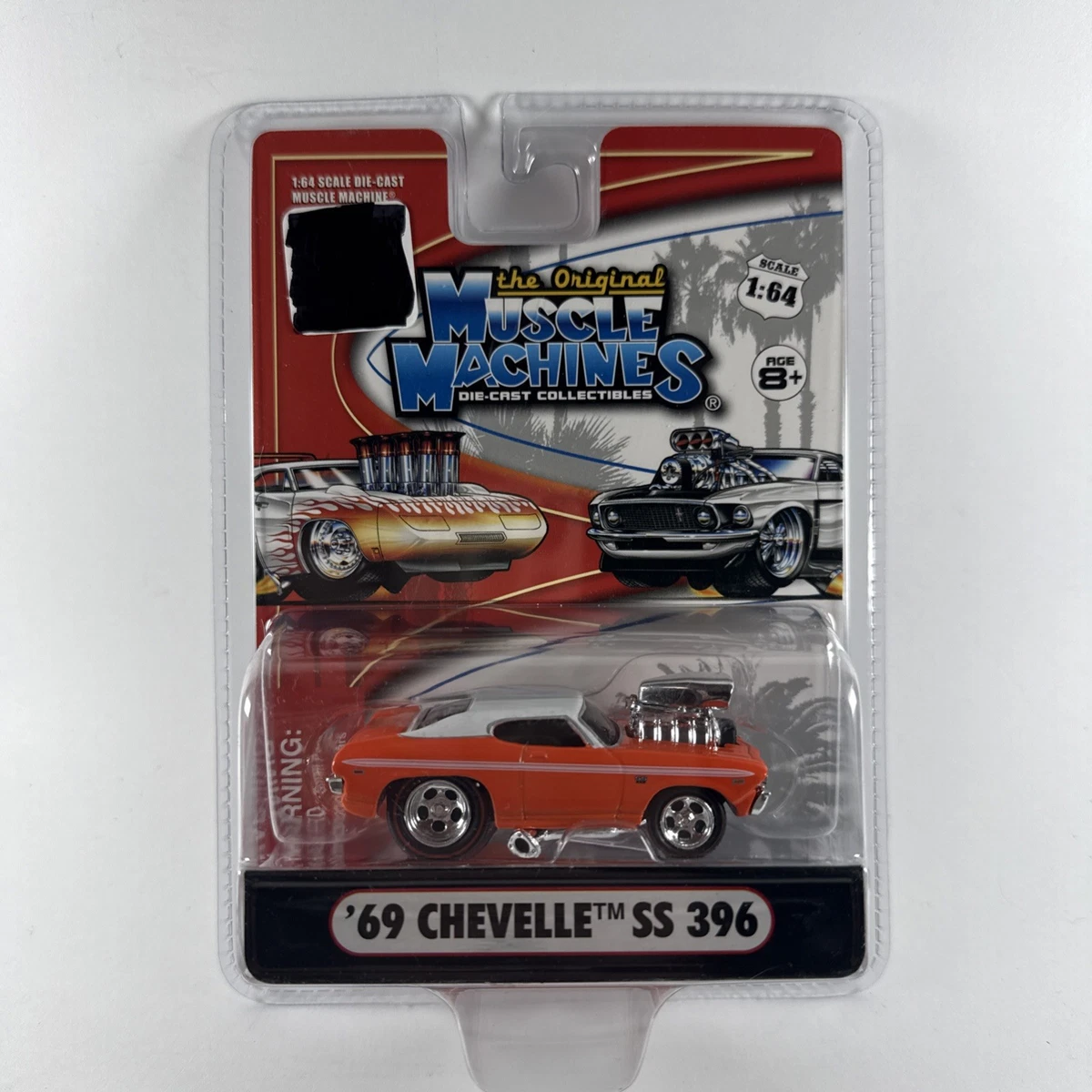 69 Chevelle SS 396 Orange Diecast Car 1:64 G34 | eBay