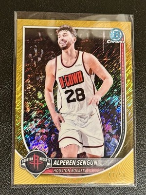 2025-26 Topps Bowman Basketball Alperan Sengun/50 Bronze