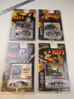 Johnny Lightning Racing Dreams Set of Four 1997 KISS Die Cast Cars MOC
