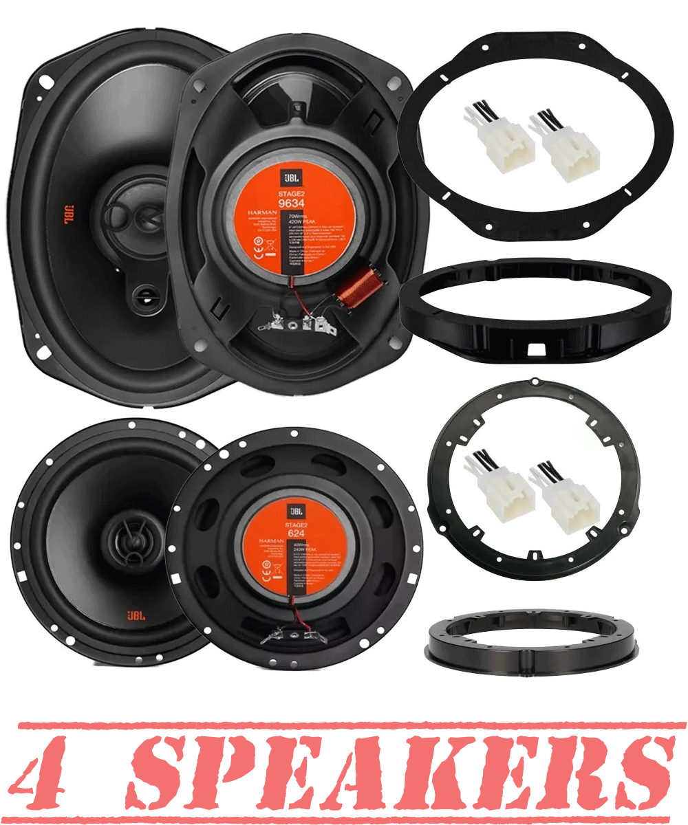 JBL T205 4.5 Inch Car Speaker 4Ω 60WUsed 2015-2020 Ford F-150 F250 JBL 420Watt Front & 240Watt Rear Door