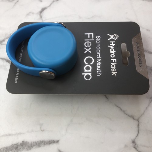 Hydro Flask Bottle Standard Mouth Flex Cap Replacement in Pacific Blue OEM New - Picture 6 of 8
