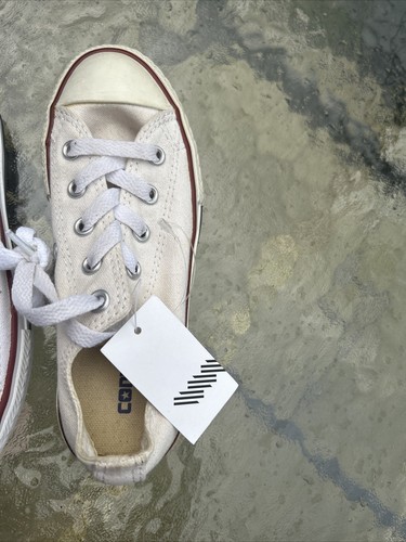 Converse Shoes Youth Girls Chuck Taylor All Star Ox Low Sneaker 3J256 White 12.5 - Picture 5 of 7