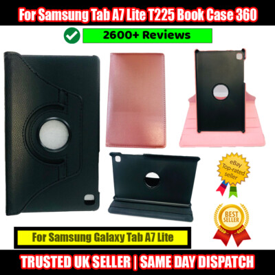 Für Samsung Tab A7 Lite T225 Book Case 360 Drehbar Stoßfest Leder Hülle