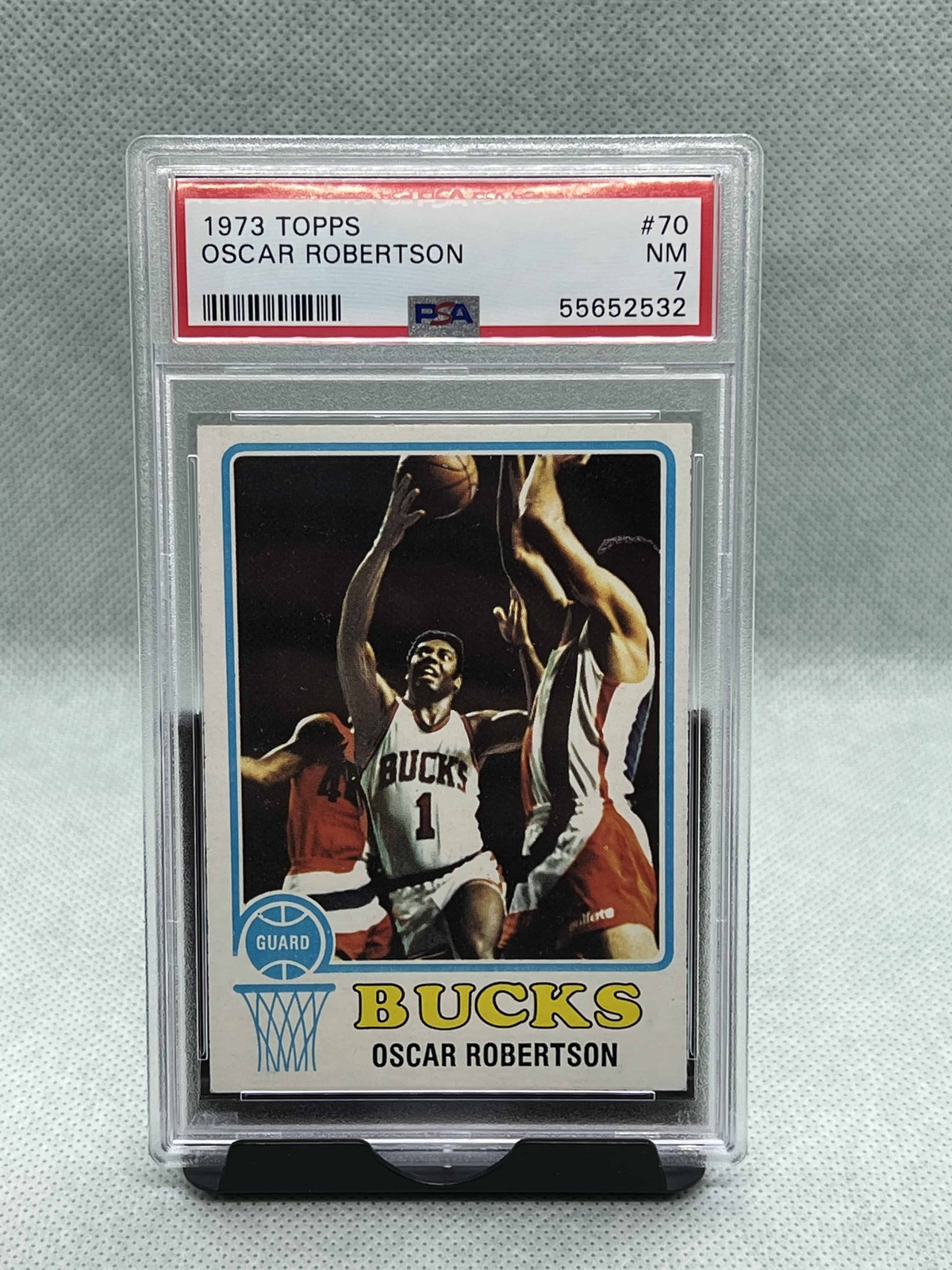 1973 Topps Basketball Oscar Robertson Card #70 PSA 7 NM Milwaukee Bucks |  eBay
