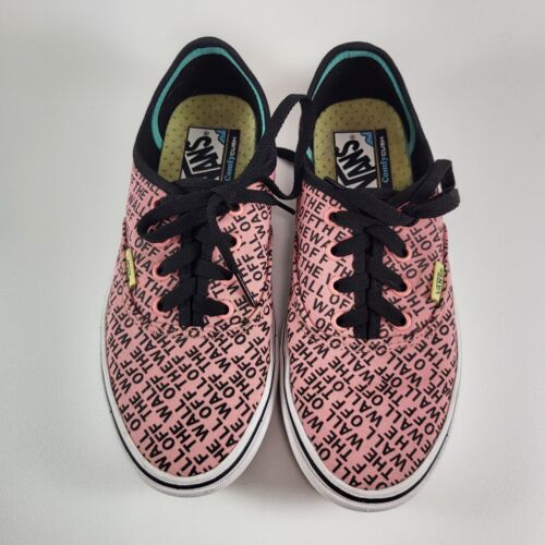 Vans Off The Wall Pink Comfy Cushion Sneakers Size Men 6/ Women 7.5 EUC - Picture 3 of 9