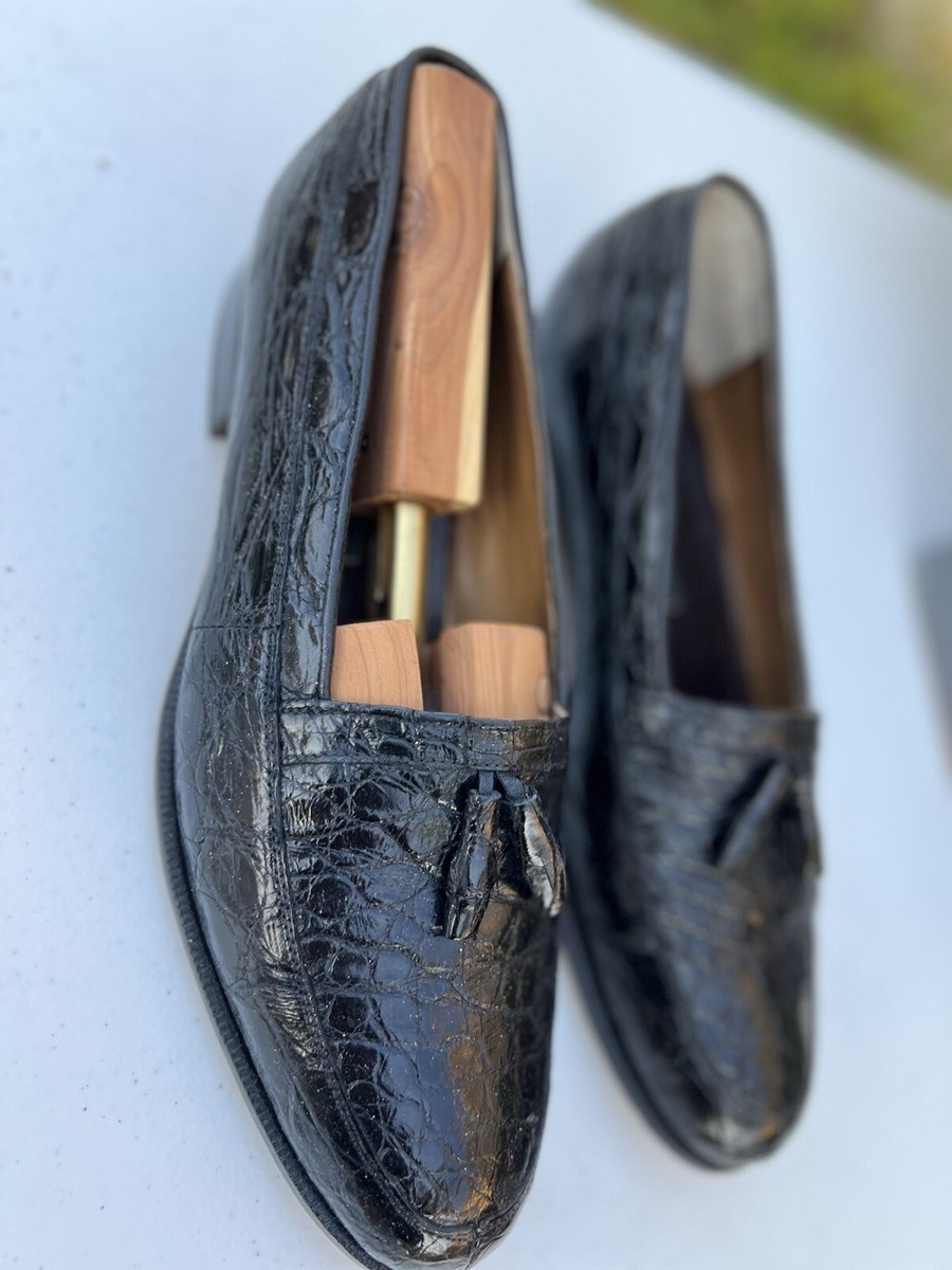 V.I.P. Collection Shoes BLACK Dress Elegant Loafers US Mens Size 10 /43 V.I.P. Collection Shoes BLACK Dress Elegant Loafers US Mens  main image 3