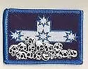 Eureka Flag & Skulls embroidered cloth patch D011001 - Picture 1 of 1