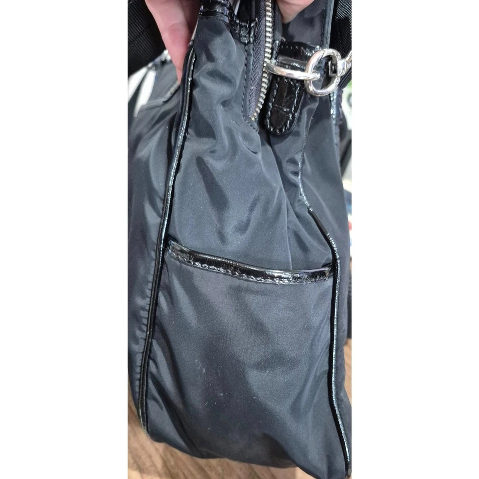 Brighton MAXWELL Smart Tech портфель Дамская сумка через плечо кожи нейлона EUC $555 - Изображение 4 из 4