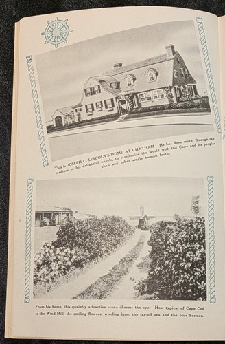 VTG 1950s Large Souvenir Book "Quaint Cape Cod" Massachusetts History - Picture 7 of 11