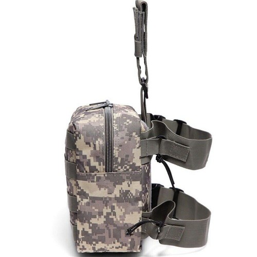 New Tactical Drop Leg Bag Molle Hunting Tools Belt Pack Thigh Pouch - Bild 4 von 7