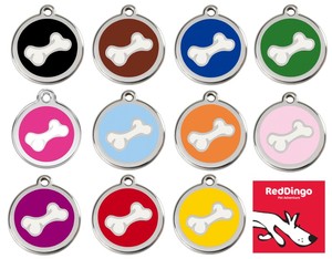 red dingo dog tag