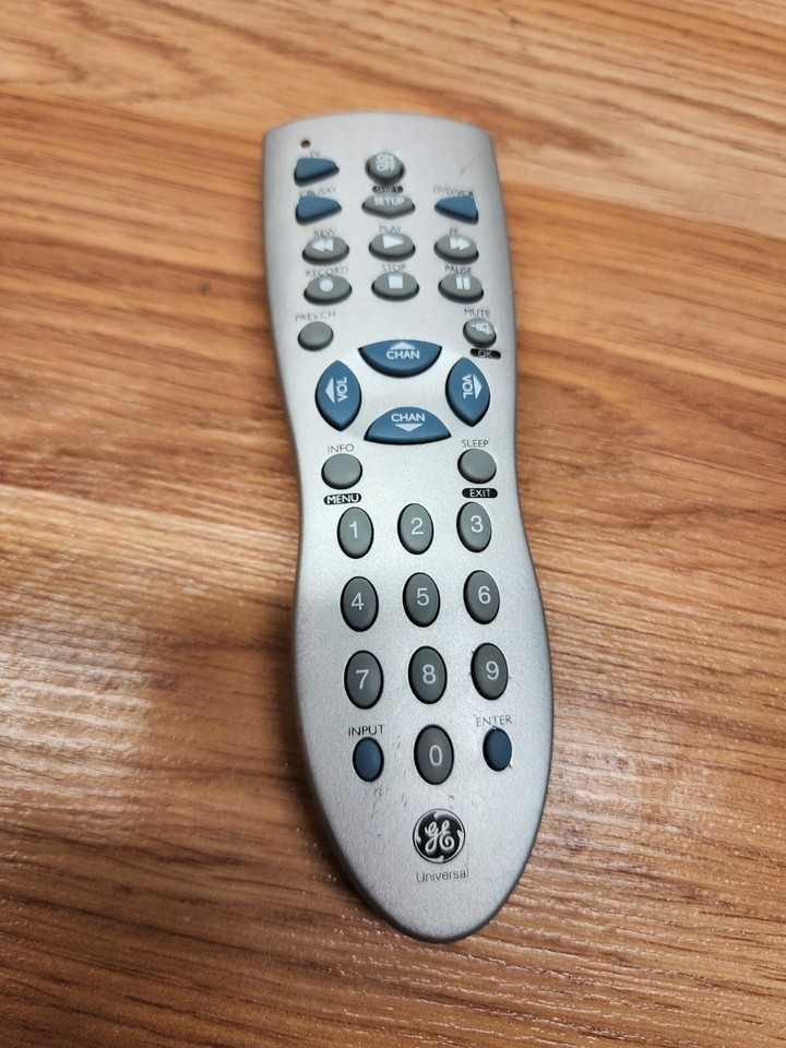 GE JC022 RC24914-D Universal TV Remote Control Silver | eBay