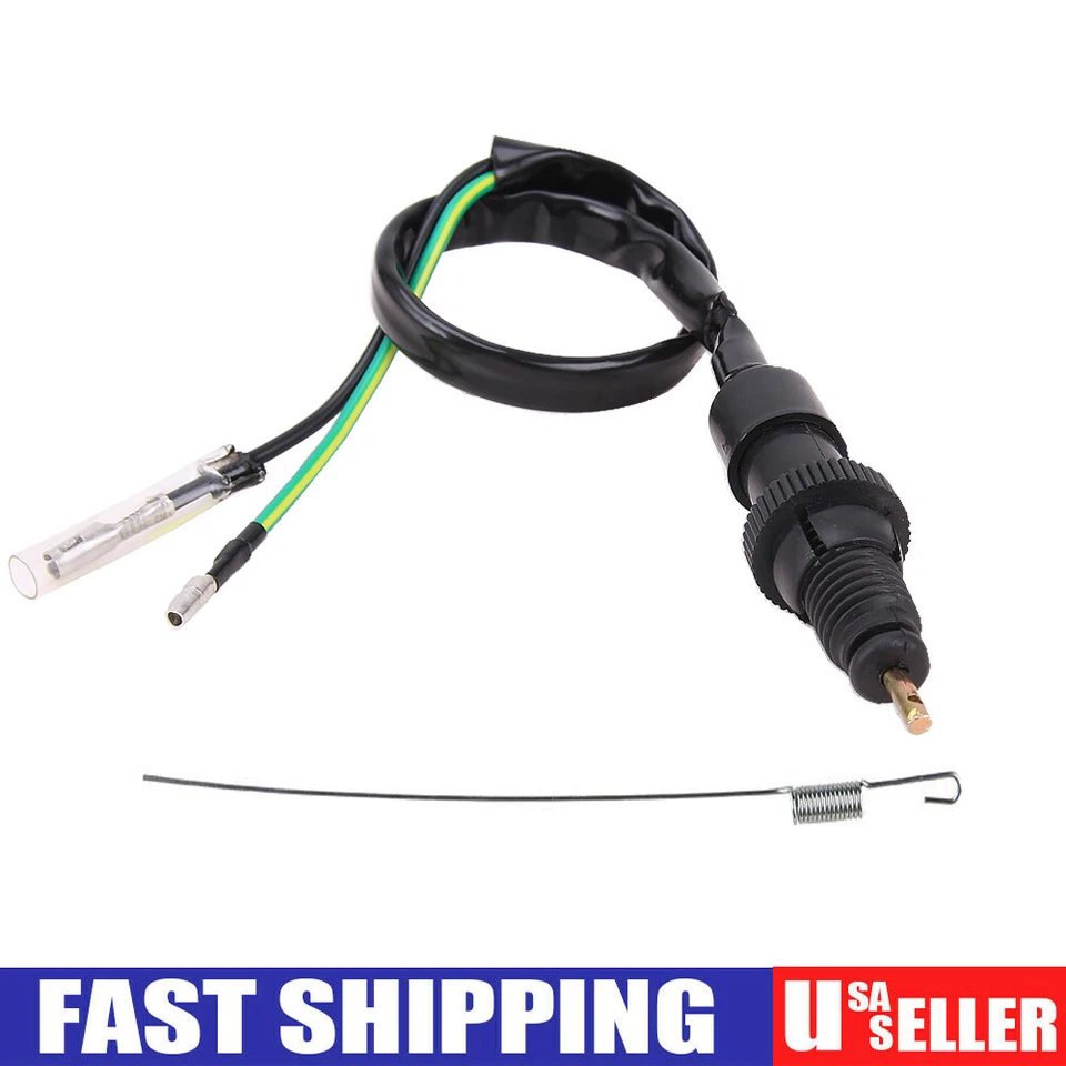 Motor Rear Brake Stop Light Switch For Honda Kawasaki Suzuki Yamaha Universal - Image 3 of 4