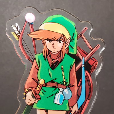 Retro Link acrylic standee △ The Legend of Zelda △ Hyrule Link