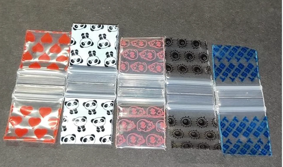 50,000 Apple Baggies 1”x1” Premium Random Mix, 5+ Styles, (50 packs of 1000) - Image 3 of 4