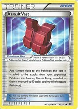 133/162 Assault Vest Uncommon: Pokemon Trading Card Game XY-08 Break Through
