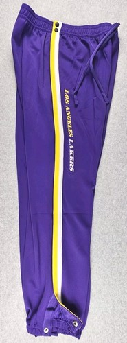 Nike Los Angeles Lakers NBA Team Issue Tear Away Sweatpants Size XL - Picture 2 of 7