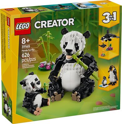 LEGO  Creator 31165 - Wilde Tiere: Pandafamilie - NEU & OVP -
