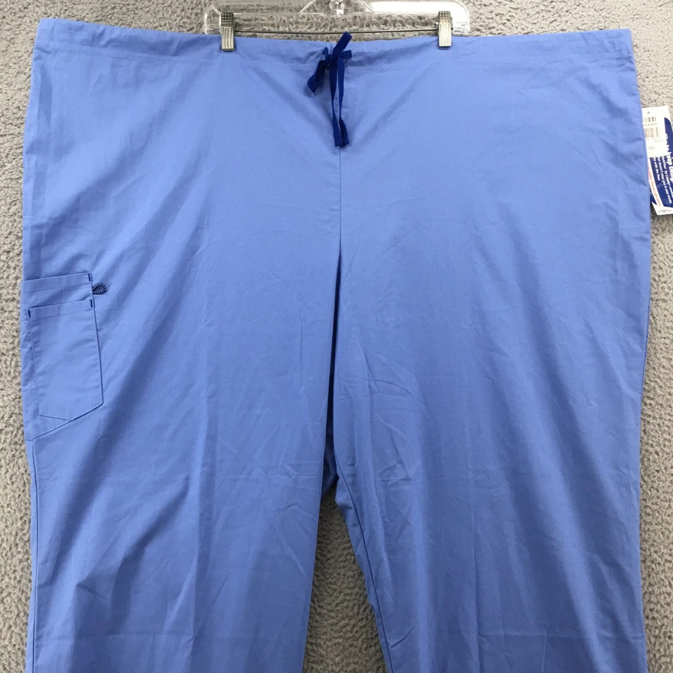 Pantalones Médicos Carga Workflow By Landau Para Hombre 5XL (real 46x32) Azul Tiro Alto Foto 2 de 4