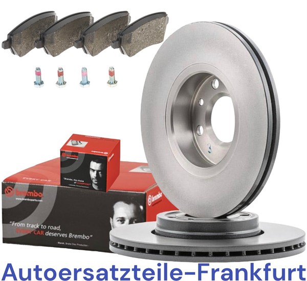 Brembo Bremsscheiben + BeläGe Vorne Renault Clio 3 + Grand / Modus Nissan Micra-image