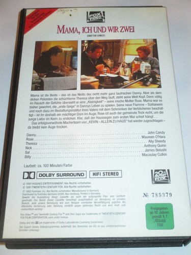 FOX Video - Mama ich und wir Zwei - VHS/Komödie/John Candy/Ally Sheedy - Bild 2 von 2