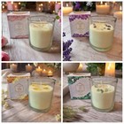 Duftkerze Edelstein Naturstein Heilstein Kerze Kristalle Duft Aromatherapie Labu