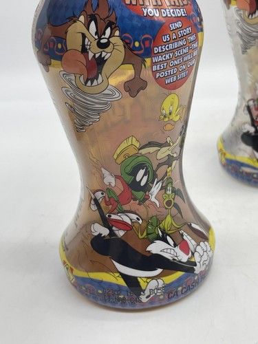 Bauchscheiben 2 Looney Tunes Tweety Sylvester Sammlerstück Trinkflaschen LEER - Bild 7 von 8