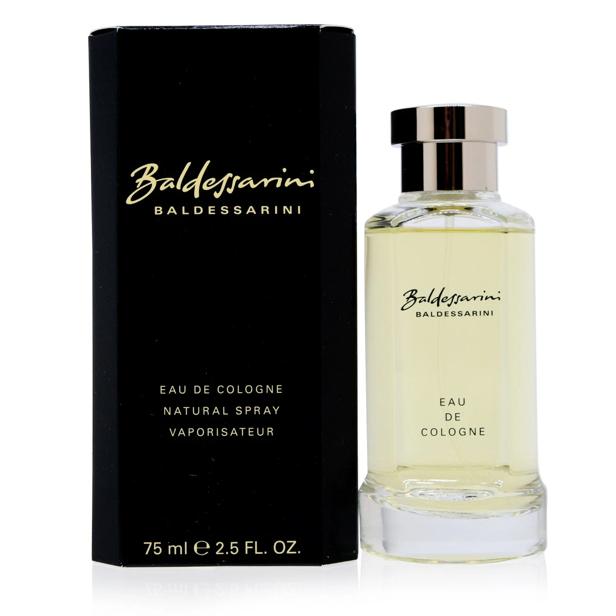 BALDESSARINI HUGO BOSS COLOGNE SPRAY GLASS 2.5 OZ 75 ML FOR MEN