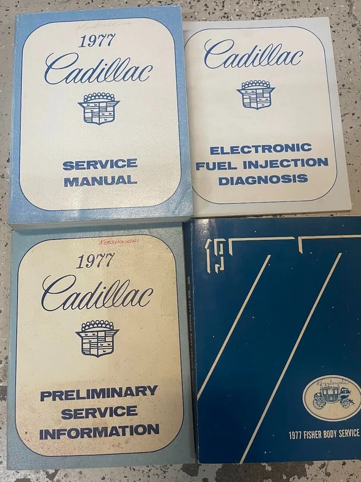 1977 CADILLAC ELDORADOFLEETWOOD DEVILLE SEVILLE Магазин Сервис Ремонт Ручной Набор - Изображение 2 из 4