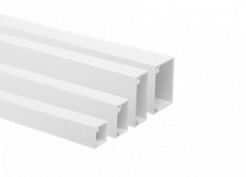 Self Adhesive Mini Trunking Multi Size 1M & 3M White Electrical PVC Cable Tidy