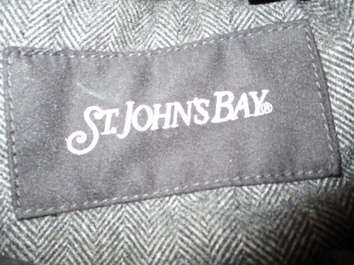 St. John's Bay Micro Suede Hipster Coat Zip Front BIg & Tall 2XL - NEW - Black - Picture 2 of 17