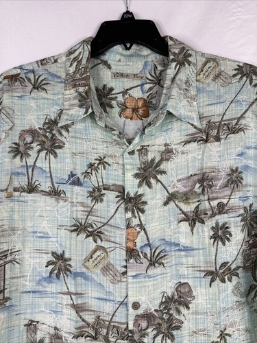 Batik Bay Hawaiihemd Herren Größe 2XB Blumenmuster Tropisch Kurzarm Knopfleiste  - Bild 7 von 15
