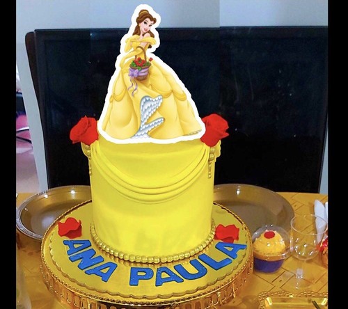 Cake Topper Beauty And The Beast For Birthday And Baby Shower Ebay