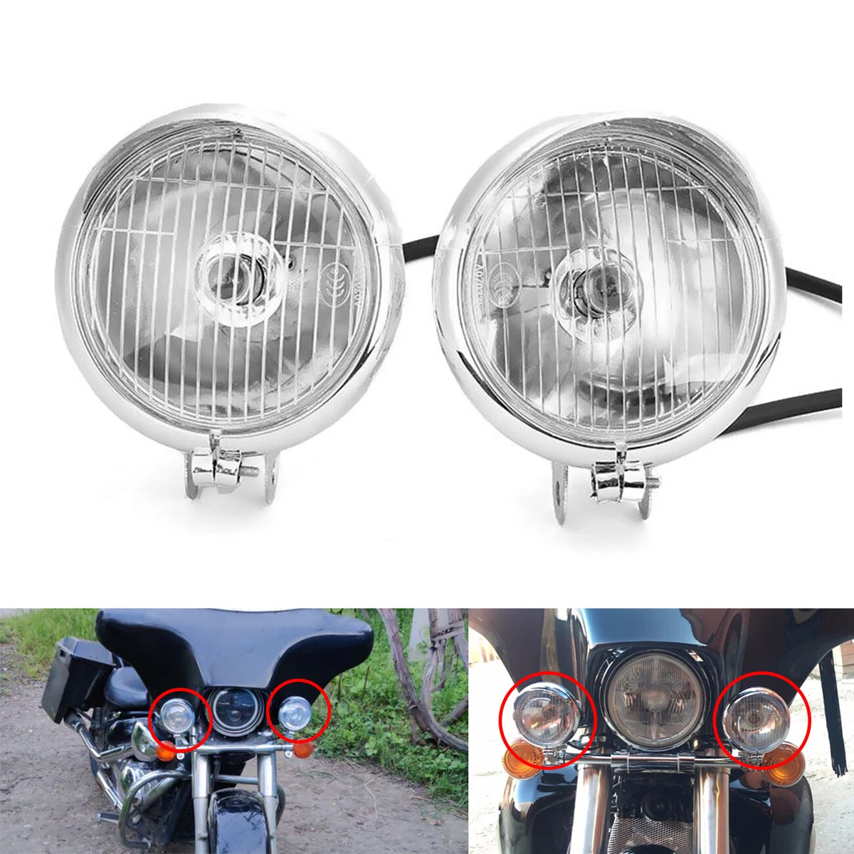 Yamaha road star passing lamps deals