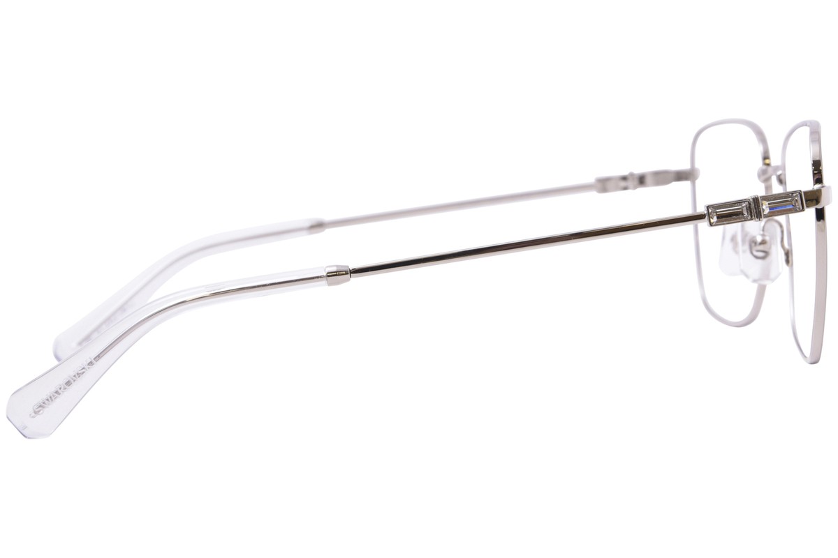 【送料,関税込】SWAROVSKI メガネ SK1003 Swarovski SK1003 4001 Eyeglasses Women's Silver Full Rim