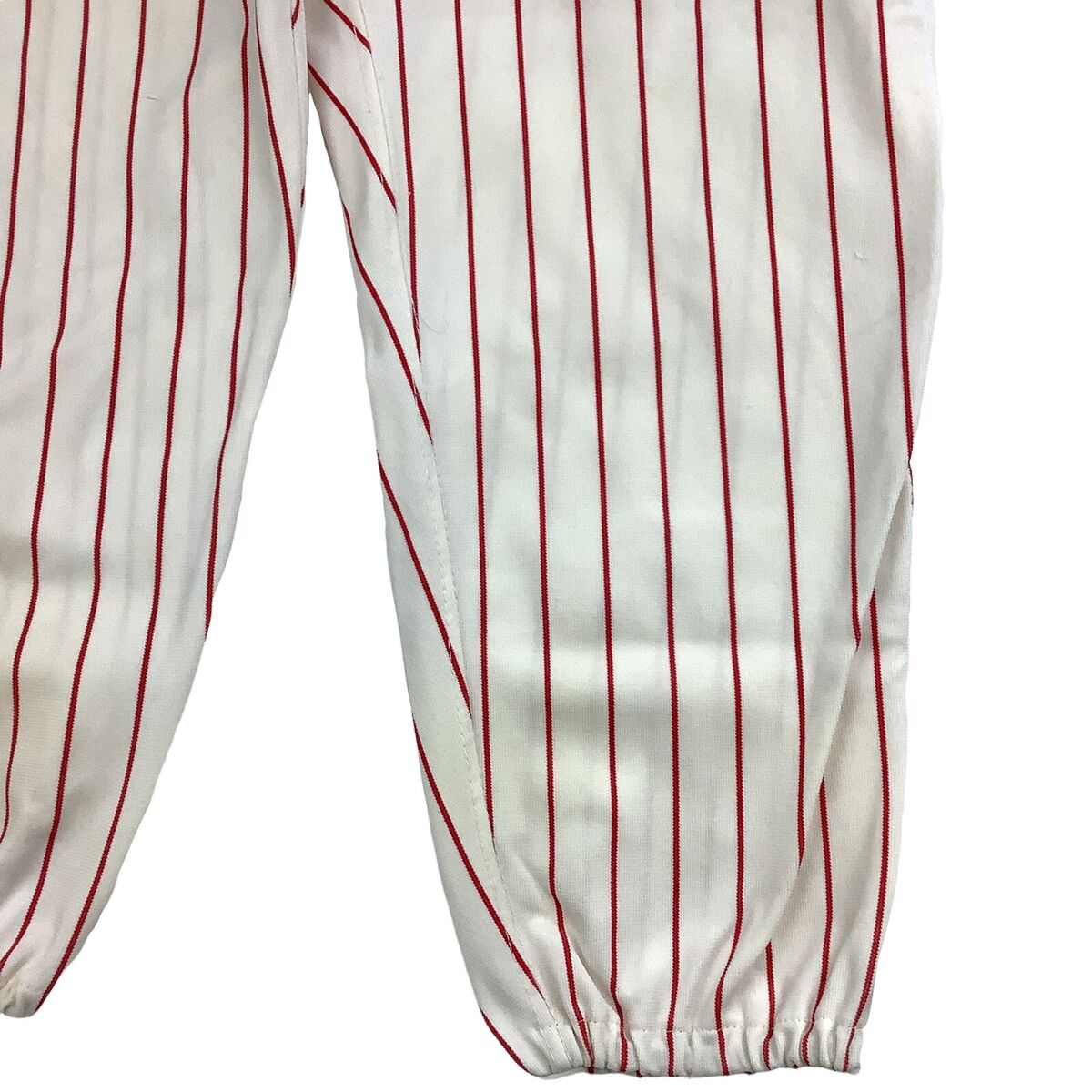 Vintage Baseball Pants White Red Stripes USA Men Boy S 27x20 Vintage Baseball Pants White Red Stripes USA Men Boy S 27x20