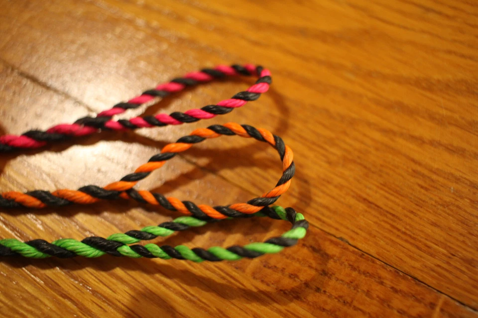 Flemish Twist Bow String - D97/"Fast Flight" - Black & Bright Colors - Image 4 of 4