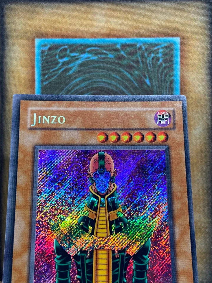 Yugioh Jinzo PSV-000 Secret Rare 1st Ed MP - Image 2 of 4