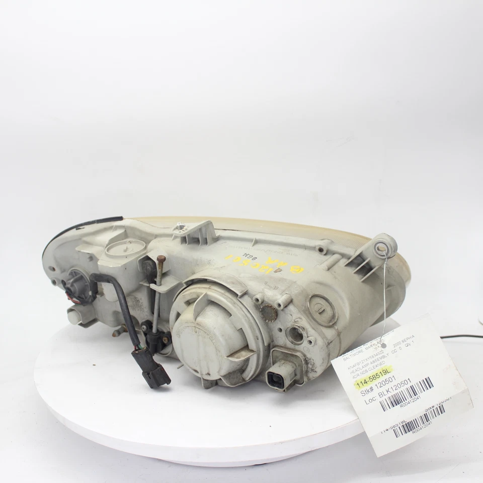 2000 Kia Sephia LH Head Lamp Part Number - 114-58519L - Image 4 of 4
