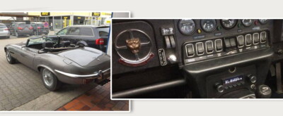 für Jaguar E-Type 1965 1966 1967 1968 Oldtimer Auto Radio DAB+ UKW Bluetooth AUX