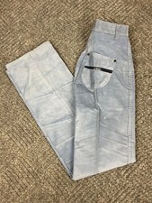 Vintage 70  s Levis Corduroy Pants Womens 23x33 Blue Talon Straight NOS