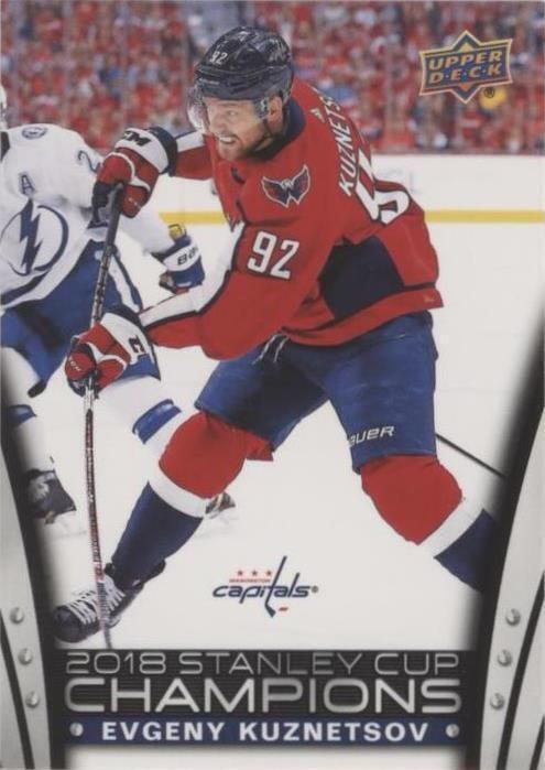 2018 Upper Deck Washington Capitals Stanley Cup - Evgeny Kuznetsov #20 - 1 of 1
