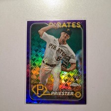 QUINN PRIESTER 2024 Topps Chrome 002/250 Purple Logofractor Rookie #55 RC