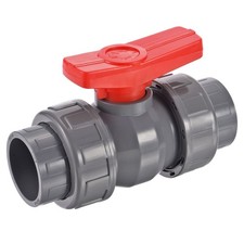 40mm ID Double Union Ball Valve FOR WATER FLOW CONTROL PVC Shut-off Valve Switch