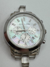 Ladies Michael Kors MK5235 Mother Of Pearl Dial Quartz Date Watch New Battery