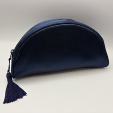JAL Japan Airlines Amenity Kit Blue With Tassel Business Class Bag Only