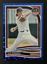 2024 Panini Stars and Stripes - (Seth Hernandez) Blue Dot 141/149 (Pirates) #170