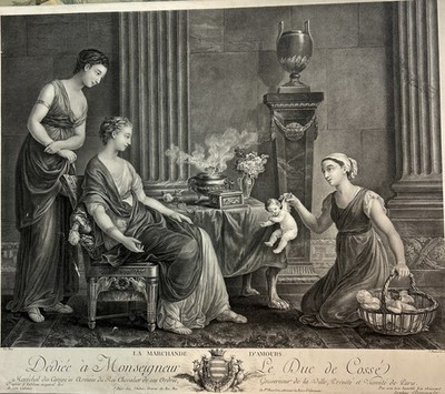 Amor E Spiele D Amore : Die Marchande D Amours Von Kommt E Beauvarlet 1778