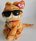 Ty Beanie Baby Garfield Cool Cat 2004 Retired Plush Toy Sunglasses 2004 Vintage