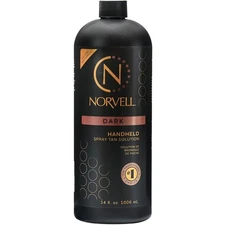Norvell Premium Spray Tan Solution Dark 34 Oz. Professional Sunless Tanning Dark